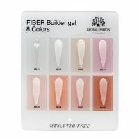 Гель для наращивания со стекловолокном Global Fashion, Fiber Builder Gel Hema & Tpo Free 15g,  05