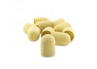 Колпачки абразива для педикюра, 16*25 мм, #120, yellow 1 шт.
