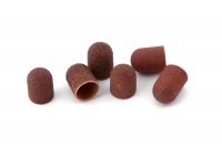 Колпачки абразива для педикюра, 16*25 мм, #100, brown, 1 шт.