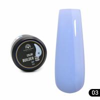 Гель для моделирования ногтей 50 гр, Color Builder Gel 03- Sky