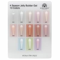 Гель для наращивания Global Fashion, 4 Season Jelly Builder Gel Hema & Tpo Free 15g,  07