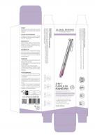 Пушер + масло для кутикулы, Global Fashion, 2 in 1 cuticle oil pusher pen, 3ml, 