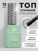 Топ без UV фильтров, Global Fashion, Super Glossy Shiny Top Coat without UV filter, 12 мл