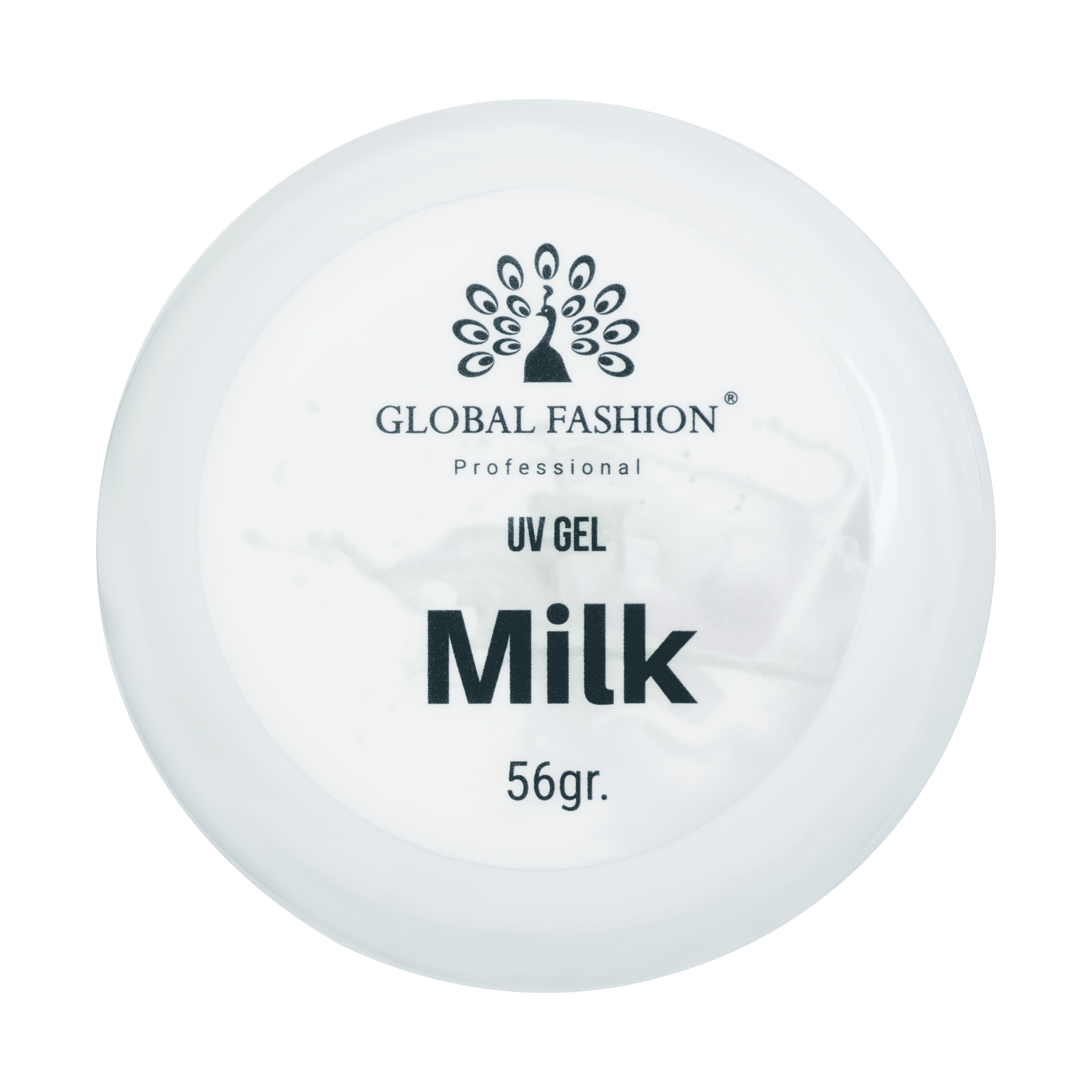 Гель для наращивания ногтей, молочный (Milk), Global Fashion, 56 гр