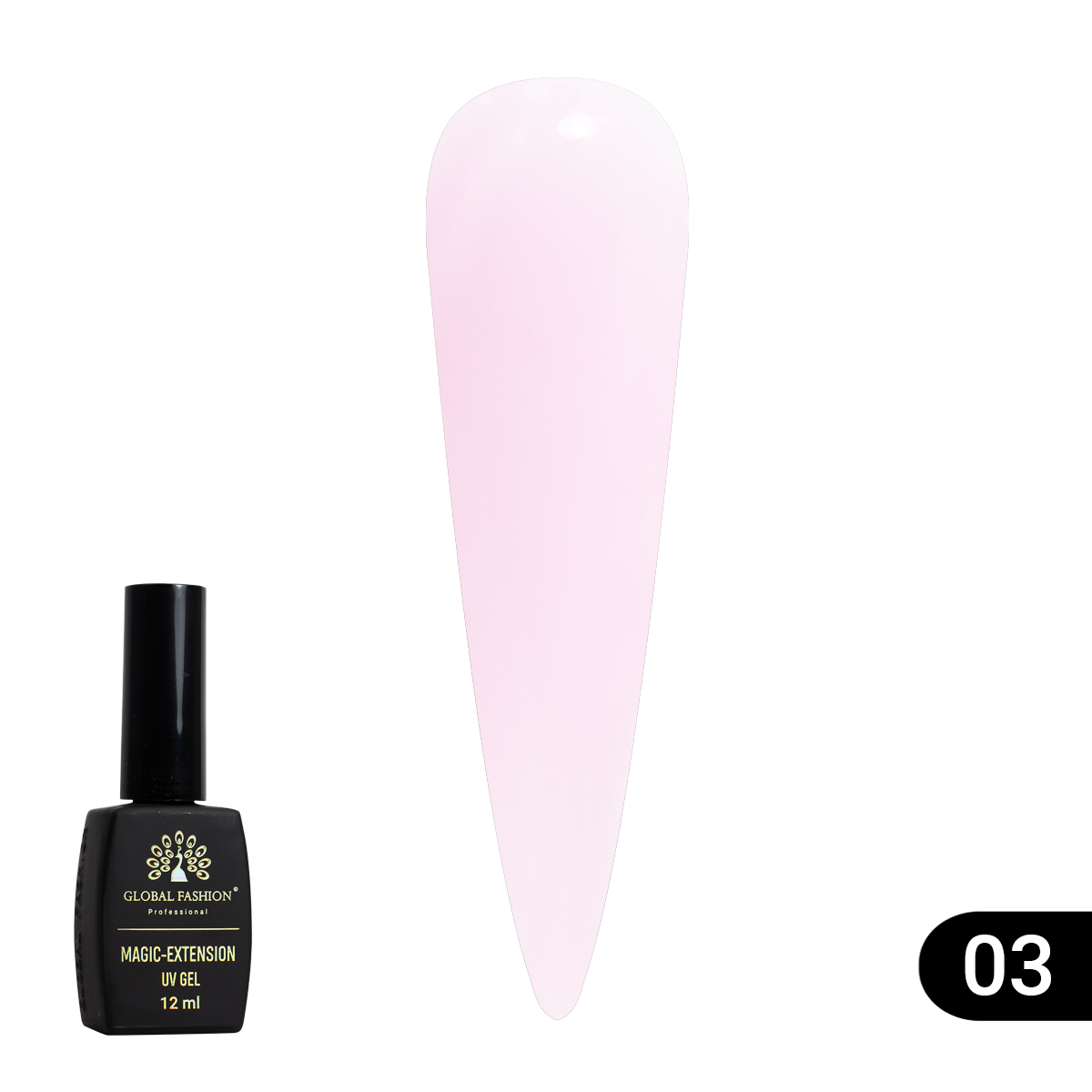 Гель Global Fashion Magic-Extension № 3 12 мл