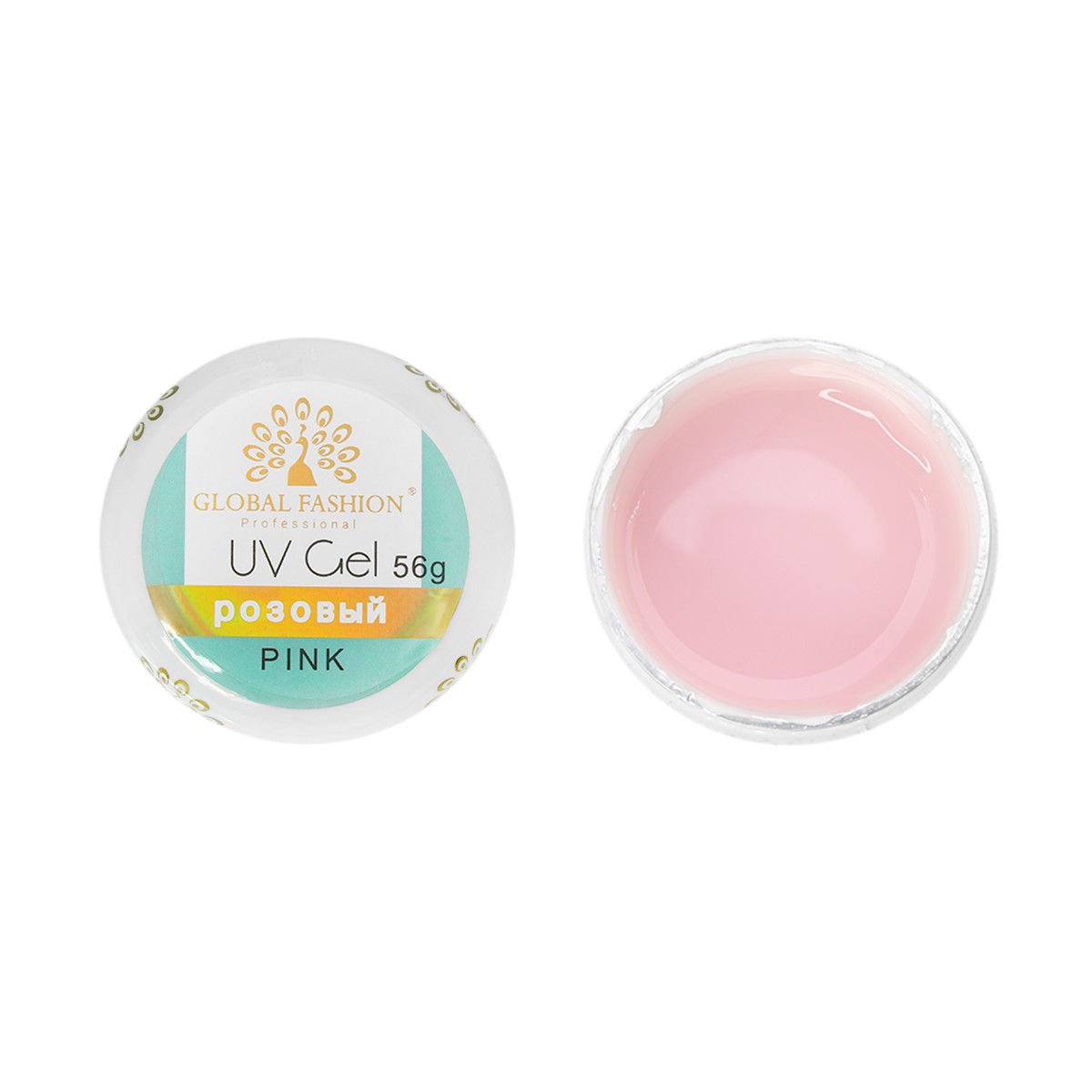 Гель для наращивания Global Fashion 56 gr pink