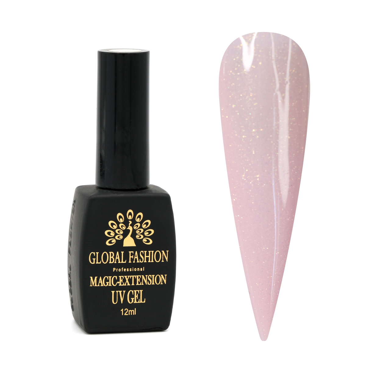Гель Global Fashion с шиммером Magic-Extension 12 мл, 06
