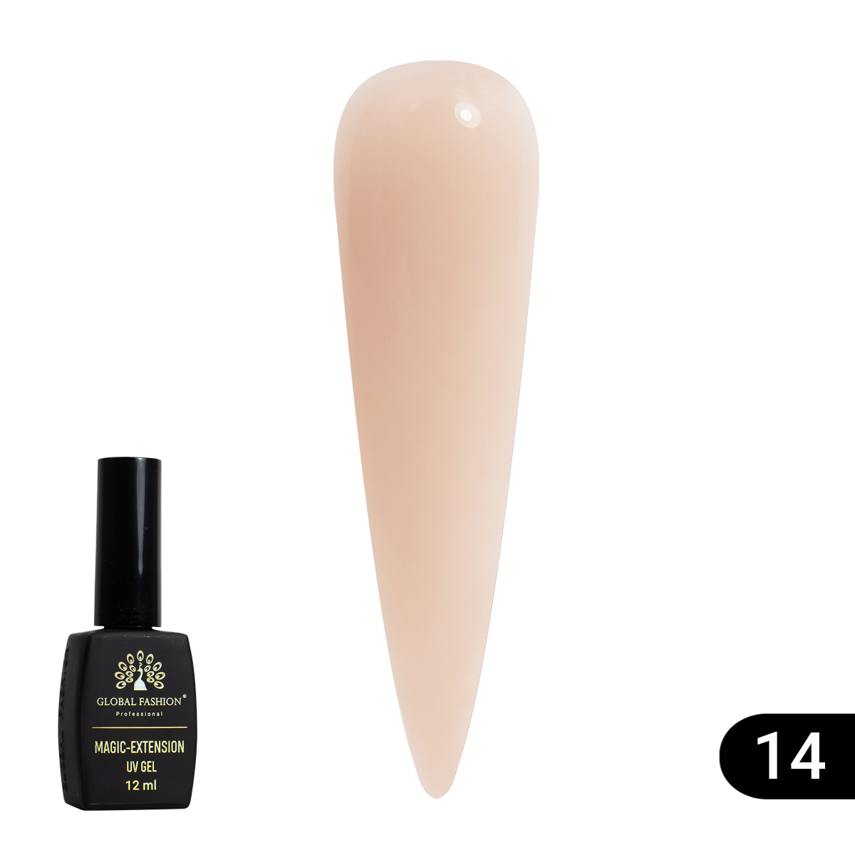Гель Global Fashion Magic-Extension 12 мл, 14