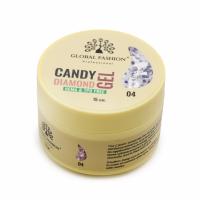Гель для наращивания Global Fashion, Candy Diamond Gel Hema & Tpo Free 15g, 04