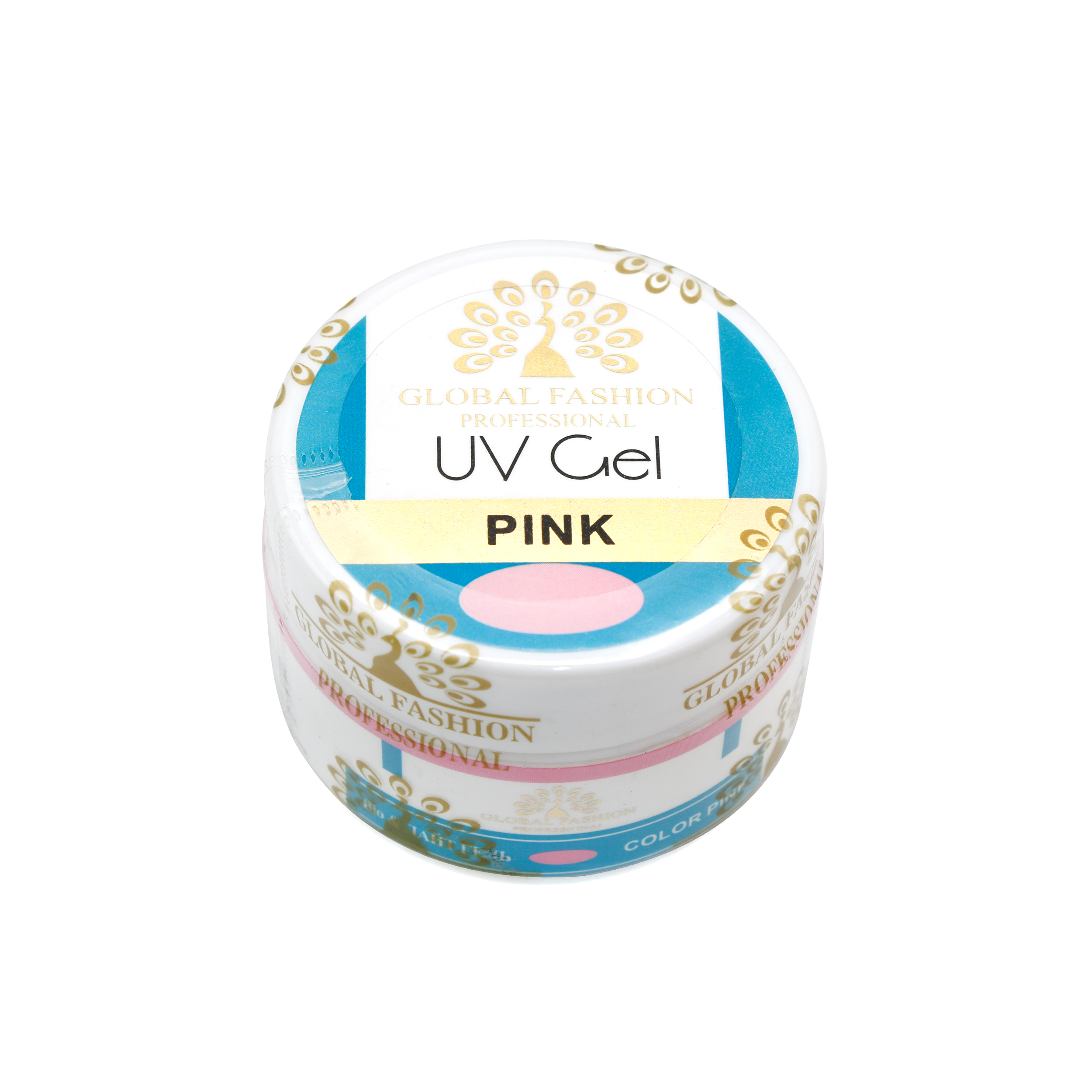 Гель для наращивания ногтей розовый, Global Fashion Pink 15 г