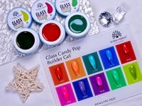 Гель для наращивания Global Fashion 15gr, Glass Candy Builder Gel 01