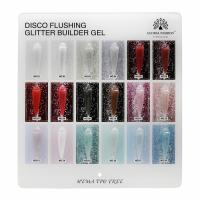 Гель для наращивания Global Fashion, Disco Flashing Glitter Builder Gel Hema & Tpo Free 15g, 06