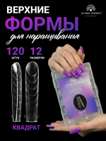 Многоразовые верхние формы с разметкой NO.3, Global Fashion, 120шт, квадрат