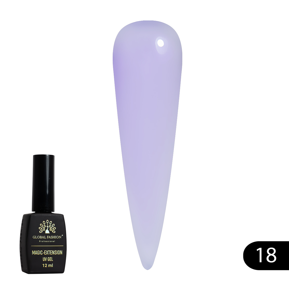 Гель Global Fashion Magic-Extension 12 мл, 18