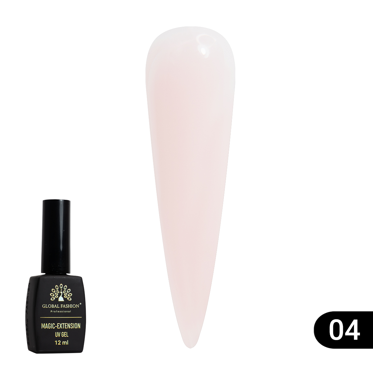 Гель Global Fashion Magic-Extension № 4 12 мл 