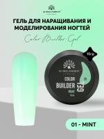 Гель для моделирования ногтей 15 гр, Color Builder Gel 01-Mint