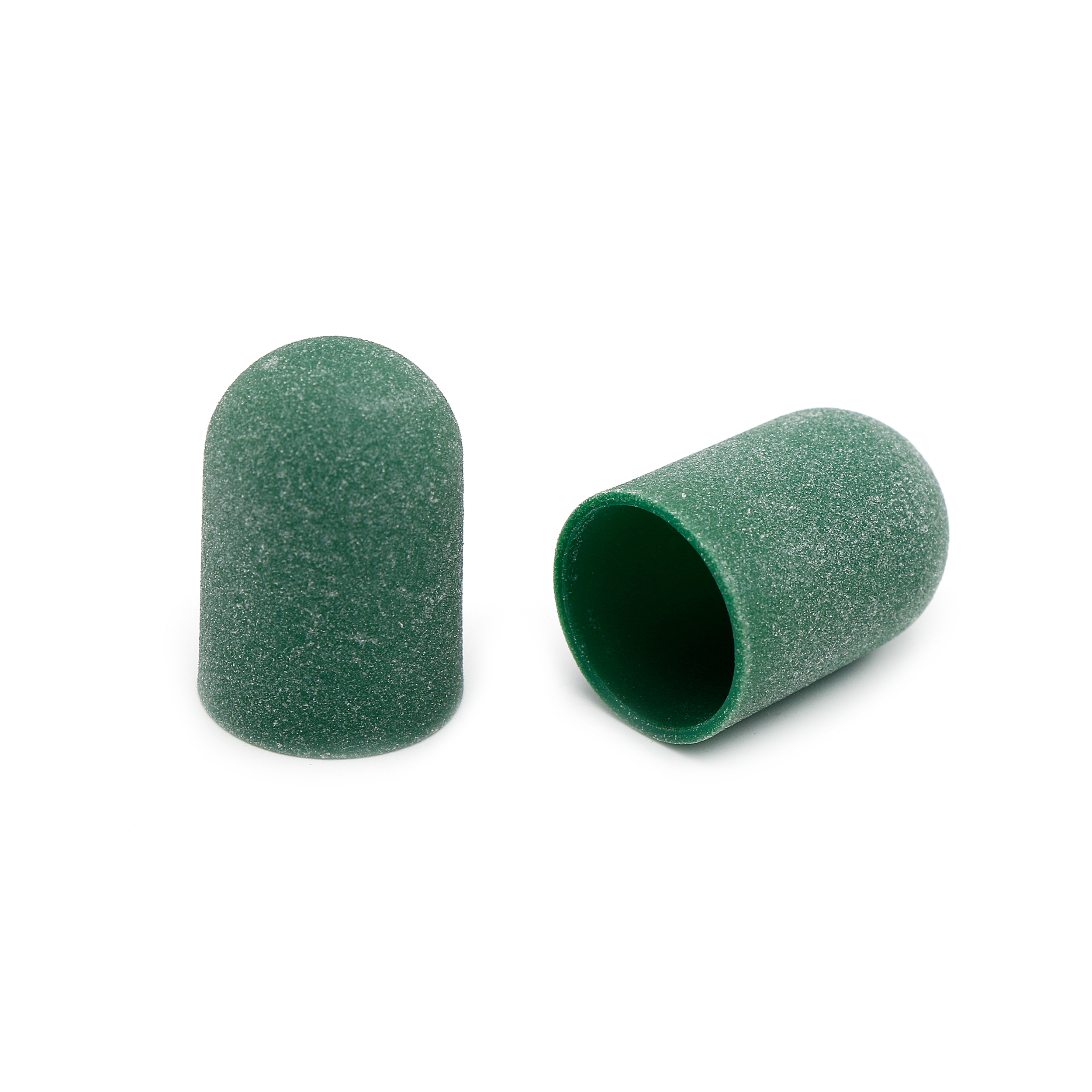 Колпачки абразива для педикюра, 16*25 мм, #150, green 1 шт.
