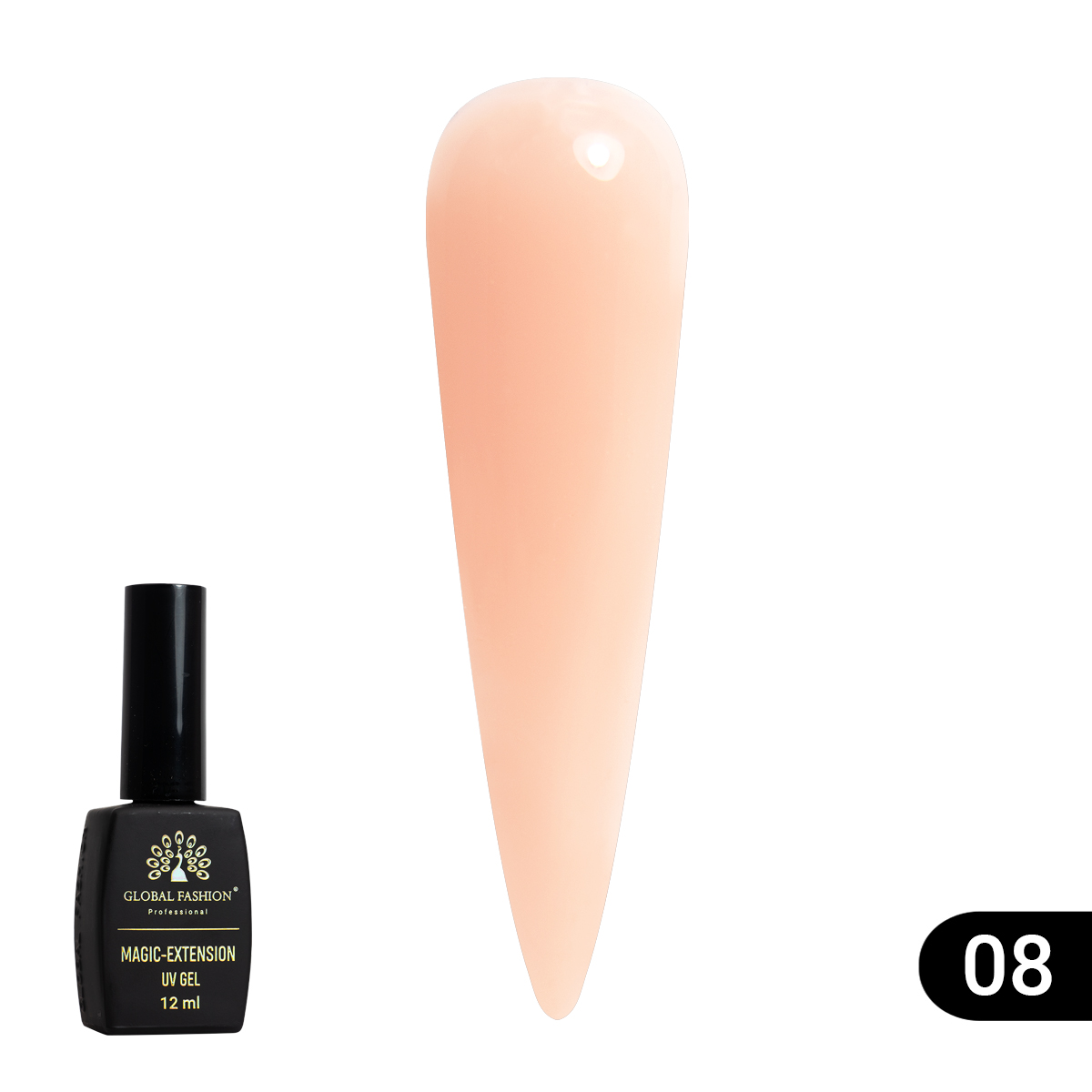 Гель Global Fashion Magic-Extension № 8 12 мл