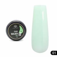 Гель для моделирования ногтей 50 гр, Color Builder Gel 01-Mint