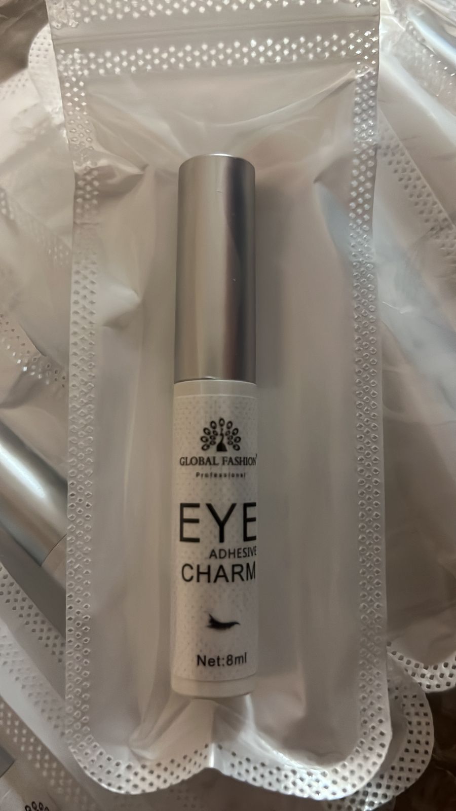 Клей для ресниц прозрачный, EYE ADHESIVE CHARM 8 ml