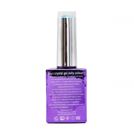 Гель для наращивания 6 in 1 crystal gel jelly colour, 15 мл, 6604