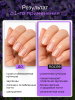 Масло укрепляющее двухфазное для ногтей Lavender, Global Fashion, 60 мл