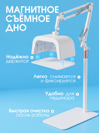Педикюрная лампа для сушки ногтей на аккумуляторе, Cordless UV/LED, 48w, F5 Pro