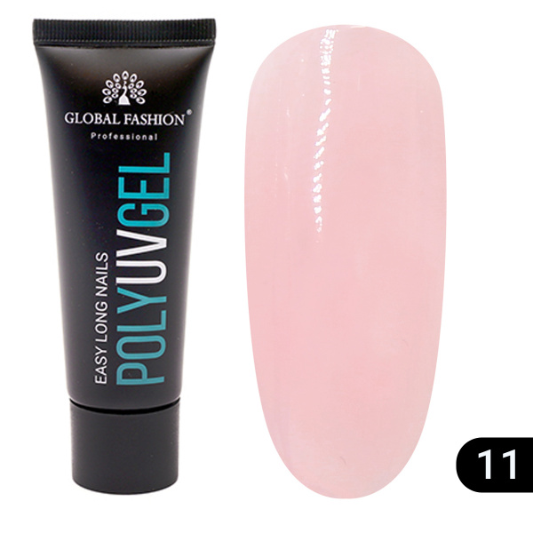 Поли UV гель (Полигель) Global Fashion 30 г 11