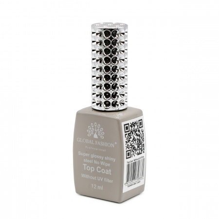 Топ без UV фильтров, Global Fashion, Super Glossy Shiny Top Coat without UV filter, 12 мл