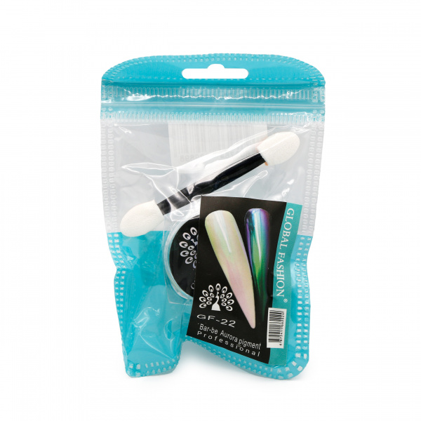 Втирка для ногтей Bar-be Aurora pigment GF-22