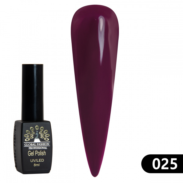 Гель лак BLACK ELITE 025, Global Fashion 8 мл