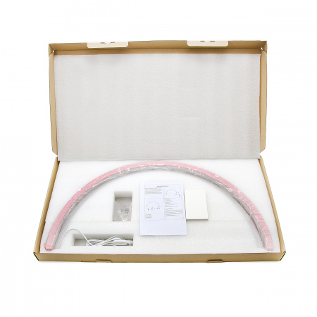 Настольная бестеневая led arc lamp pink