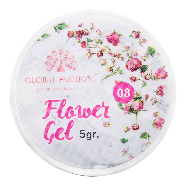 Гель с сухоцветами 5 гр, Flower Gel 08