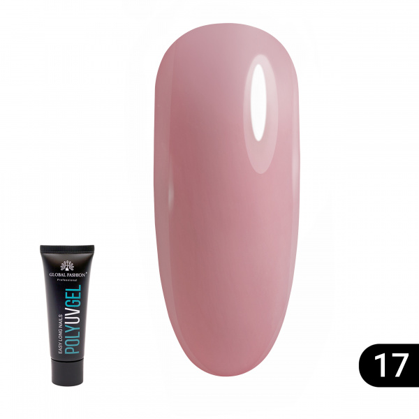 Поли UV гель (Полигель) Global Fashion 30 г 17