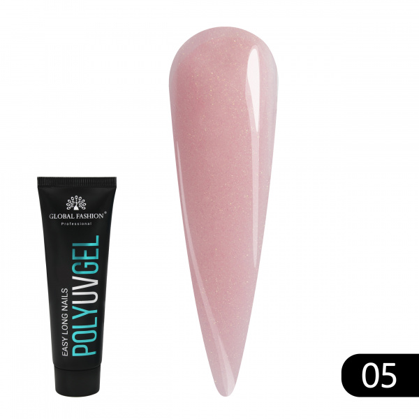 Polygel with shimmer (Полигель с шиммером) Global Fashion 30 г 05