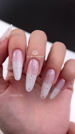 Топ без липкого слоя, Rose Foil Top, 12 мл