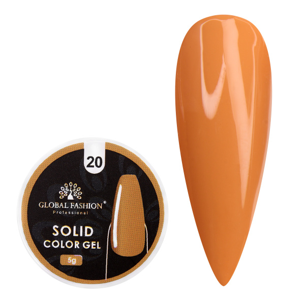 Гель-краска повышенной плотности, Solid color gel 5 гр, 20