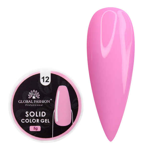 Гель-краска повышенной плотности, Solid color gel 5 гр, 12