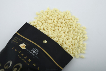 Воск для депиляции Global Fashion, Korean Wax, 1000 гр, White Chocolate