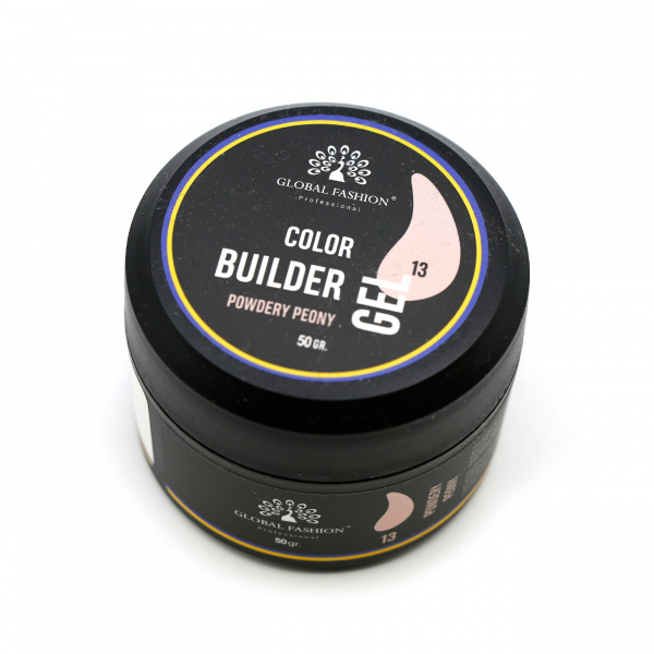 Гель для моделирования ногтей 50 гр, Color Builder Gel 13- Powdery peony