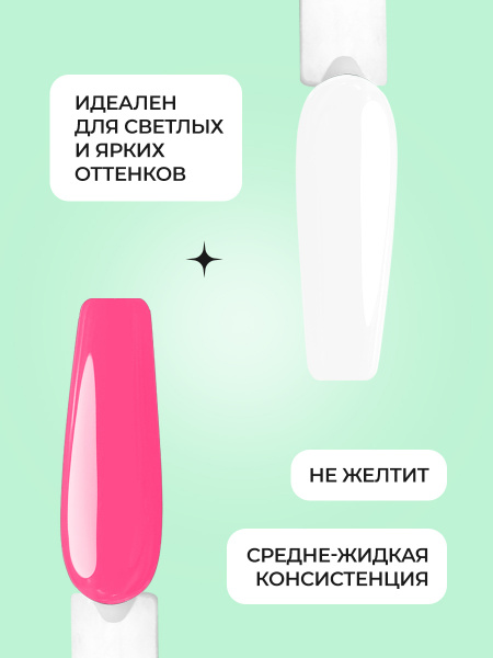 Топ с UV фильтрами, Global Fashion, Super Glossy Shiny Top Coat with UV filter, 12 мл