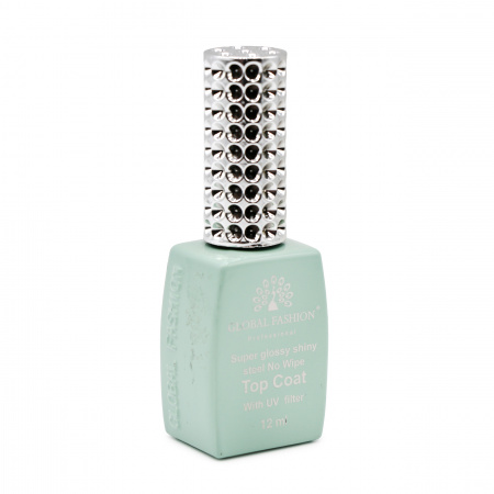 Топ с UV фильтрами, Global Fashion, Super Glossy Shiny Top Coat with UV filter, 12 мл