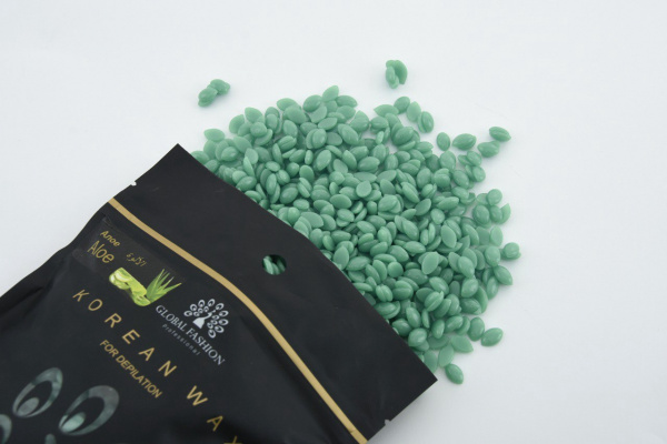 Воск для депиляции Global Fashion, Korean Wax, 100 гр, Aloe