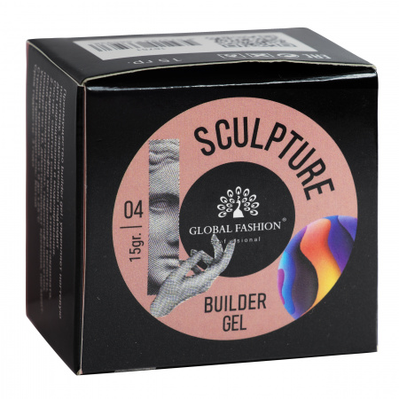 Скульптурный гель «SCULPTURE BUILDER GEL» 15 гр, NUDE №04