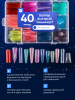 Многоразовые верхние формы с разметкой, 288шт, Global Fashion, 12 видов