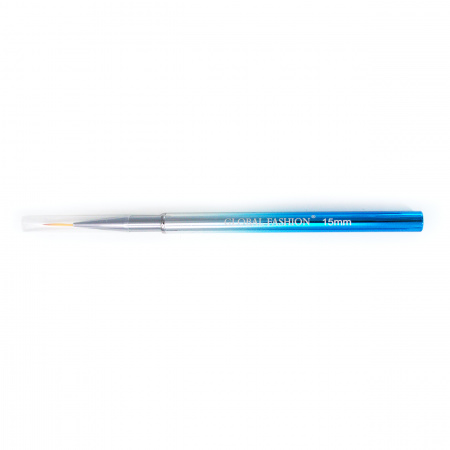 Кисть для рисования вензелей Global Fashion, blue, 15 мм