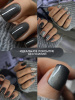 Гель лак кошачий глаз Obsidian Cat Eye Global Fashion, 8мл, 001