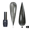 Гель лак кошачий глаз Obsidian Cat Eye Global Fashion, 8мл, 006