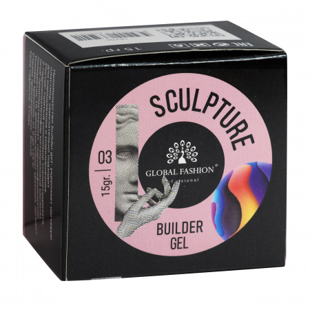 Скульптурный гель «SCULPTURE BUILDER GEL» 15 гр, PINK №03