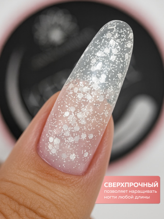 Гель для ногтей KERATIN BUILDER GEL 15g K34 сияющая невеста